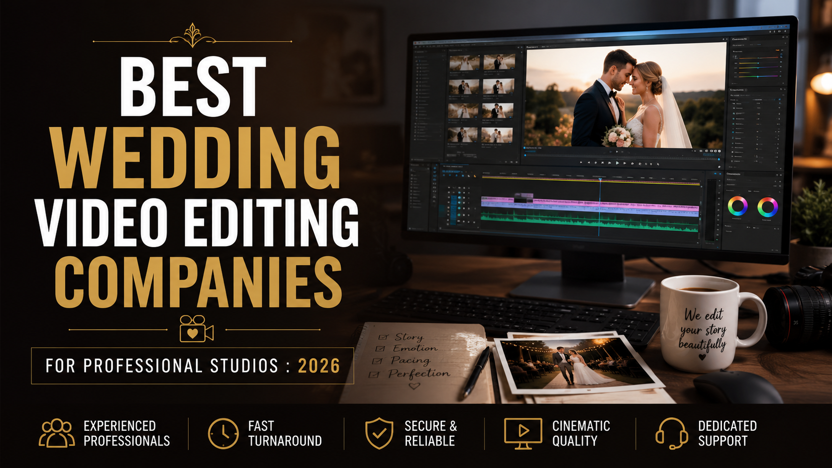 Best Wedding Video Editing Companies for Professional Studios (2026)